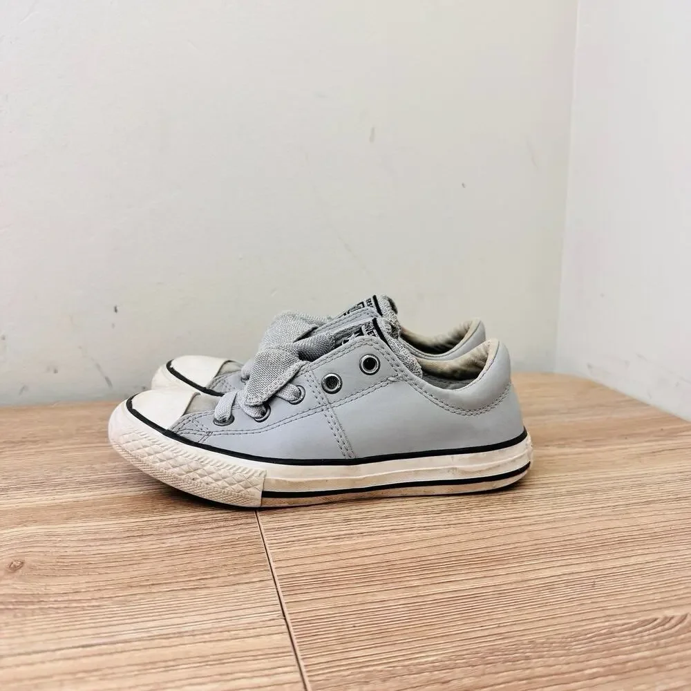 Converse Chuck Taylor All Star Maddie Glitter Gray Shoes Girls Size 13
